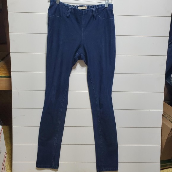 silence + noise womens size 29 pull on elastic back waist denim pants dark wash - Picture 1 of 3